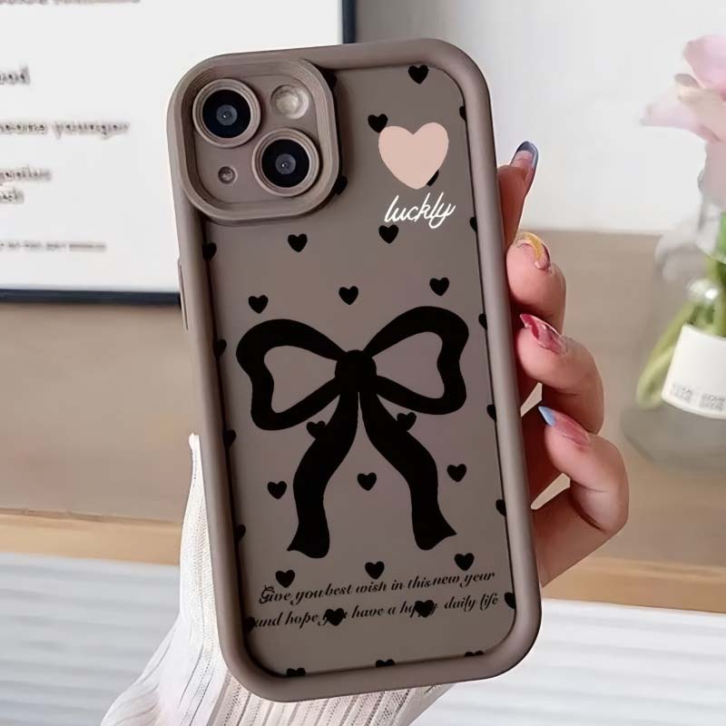 Case for Xiaomi POCO X7 X6 Pro X5 M7 M6 F5 F7 Mi 15 Ultra 14T Pro 14 13T 12 13 11 Lite 5G NE 12T Love Bowknot Silicone Cover