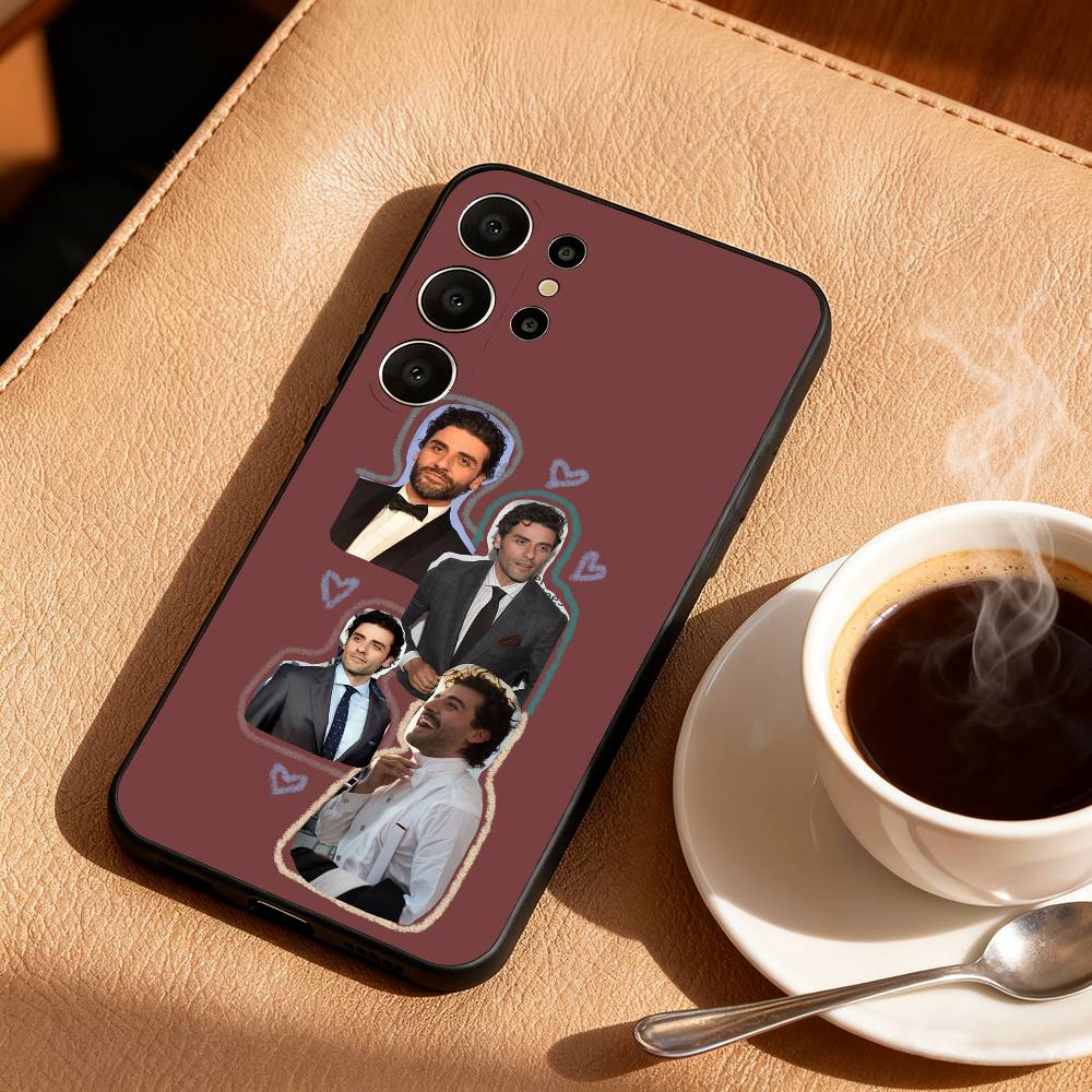 

Actor O-Oscar I-Isaac Phone Case For Samsung S26,S25,24,23,22,30,21,10,9,Ultra,Plus,Lite,Black Soft Case Samsung S24ULTRA