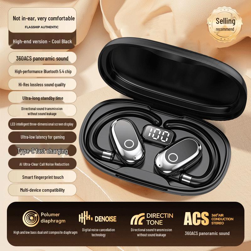 2025 Wireless In-Ear & Over-Ear Bluetooth Headphones - High-Value, Sports, Ultra-Long Battery, No Pain Design