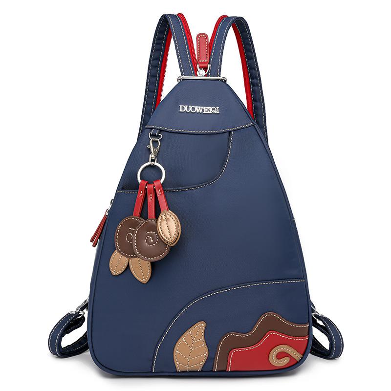 Fashionable Korean Style Waterproof Oxford Crossbody Backpack: Lightweight, Versatile, Large Capacity, Multi-functional