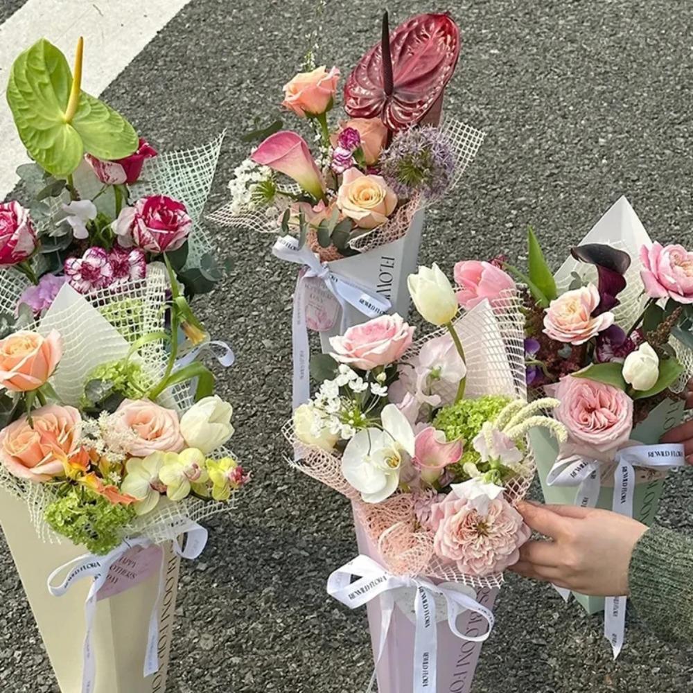 DIY Bouquet Packaging Bags Paper Gift Bag Flower Packaging Bag Flower Packaging Box  Wedding