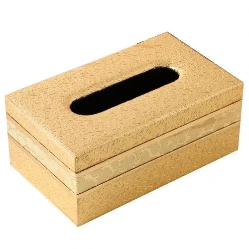 Faux Leather Home Car Tissue Box Storage Case Hotel Restaurant Paper Holder Car Organizer Decoration Tools Office Home Decoratio