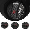 APP1 Car Logo Fuel Tank Cap Real Carbon Fibre Fuel Tank Cover Accessories For Honda TypeR Accord Civic CRV Jazz Fit HRV Vezel Odyssey