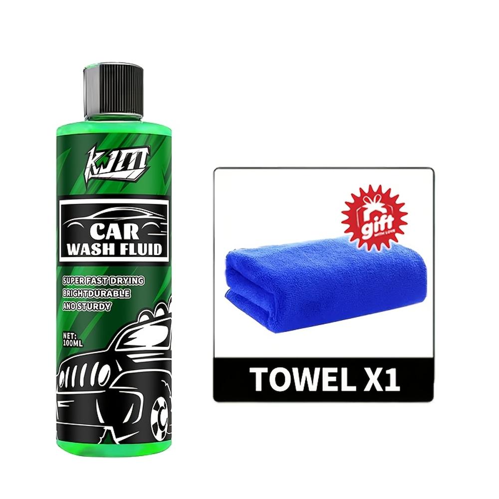 

Жидкость для ухода за автомобилем «Все в одном» - Универсальный полироль для краски с полотенцем, Простой в использовании, Безопасная формула высокой концентрации для защиты Па