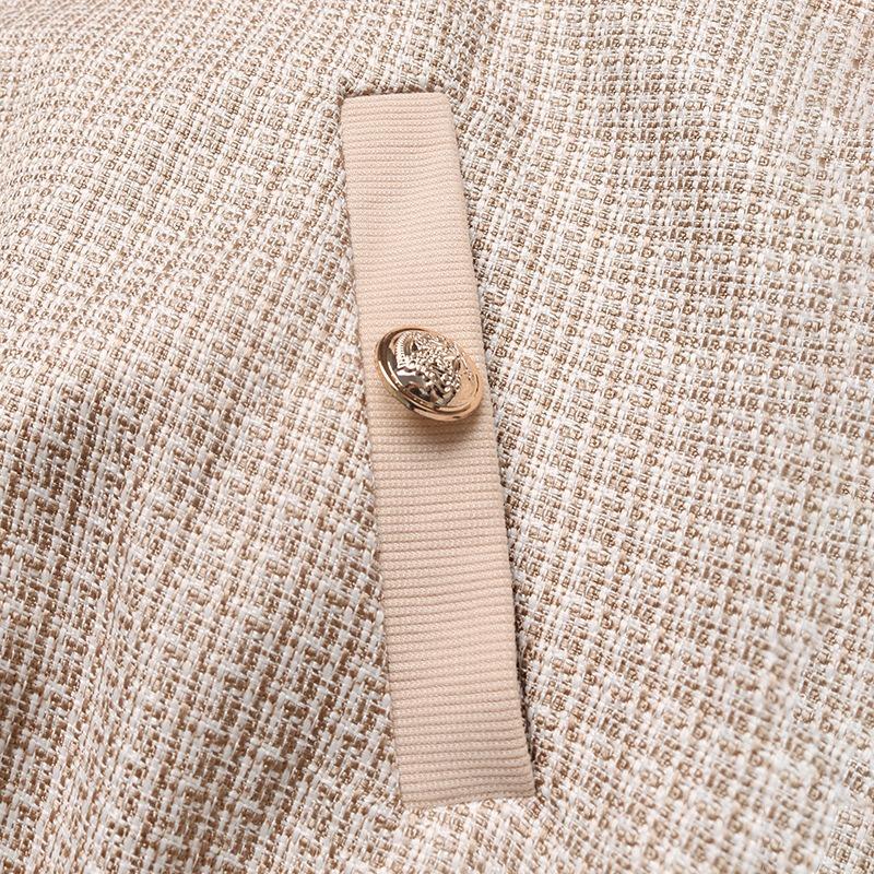 YYFS Women's Fashion Casual Plaid Print Autumn Winter Long Sleeve Jackets & Coats