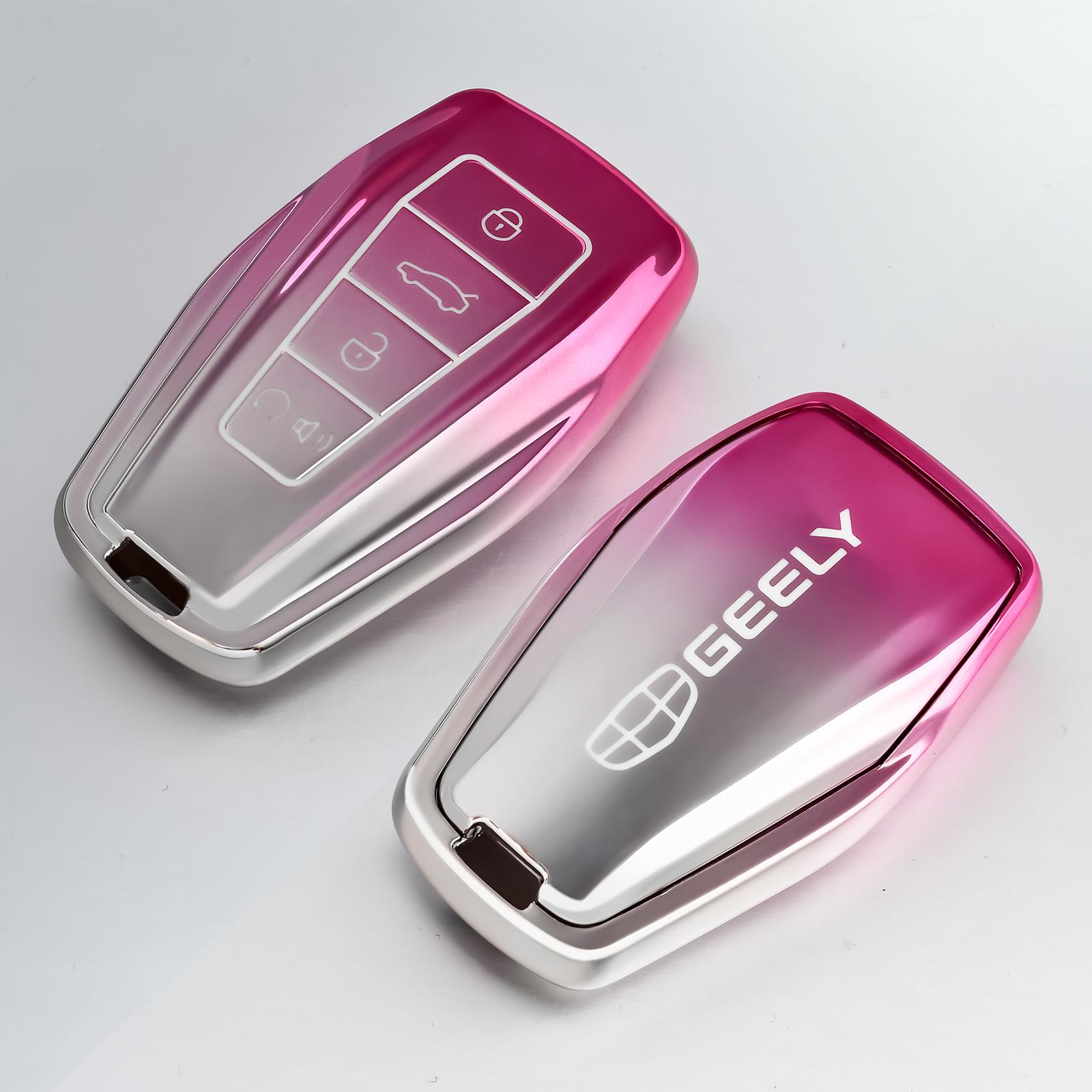 

TPU Car Smart Key Cover Case Shell Fob For Geely Coolray X6 X7 Emgrand Global Hawk GX7 Holder Key Protector Accessories