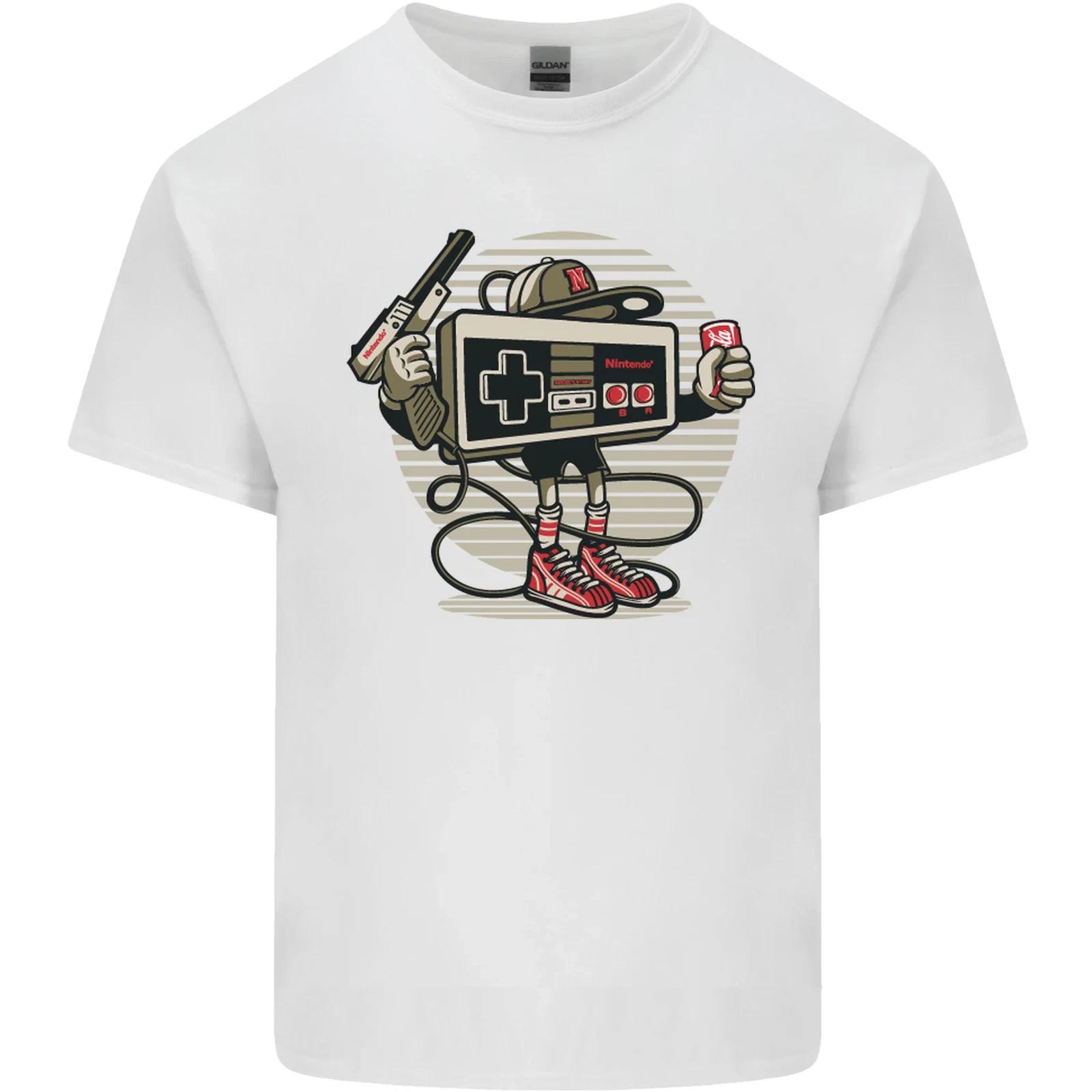 Lets Play Funny Gamer Gaming Kids T-Shirt Childrens S