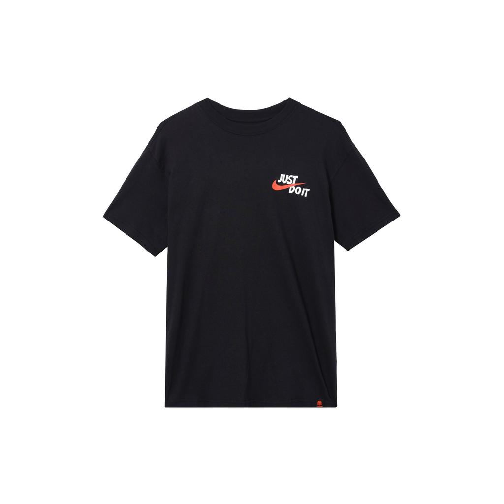 Nike Basketball Print Casual Loose Sport Short Sleeve T-Shirt Men Tops Black FJ2324-010