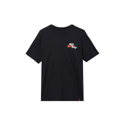 Basketball Print Casual Loose Sport Short Sleeve T-Shirt Men Tops Black FJ2324-010