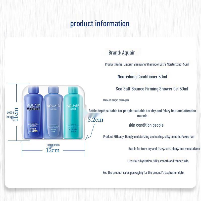 AQUAIR Deep Moist Rich Nourishing Travel Set