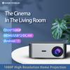 Proiettore Whole A10 Proiettore LCD Smart 4k Nero Film Home Theater Android Bluetooth Wi-fi LED Proiettore Wifi