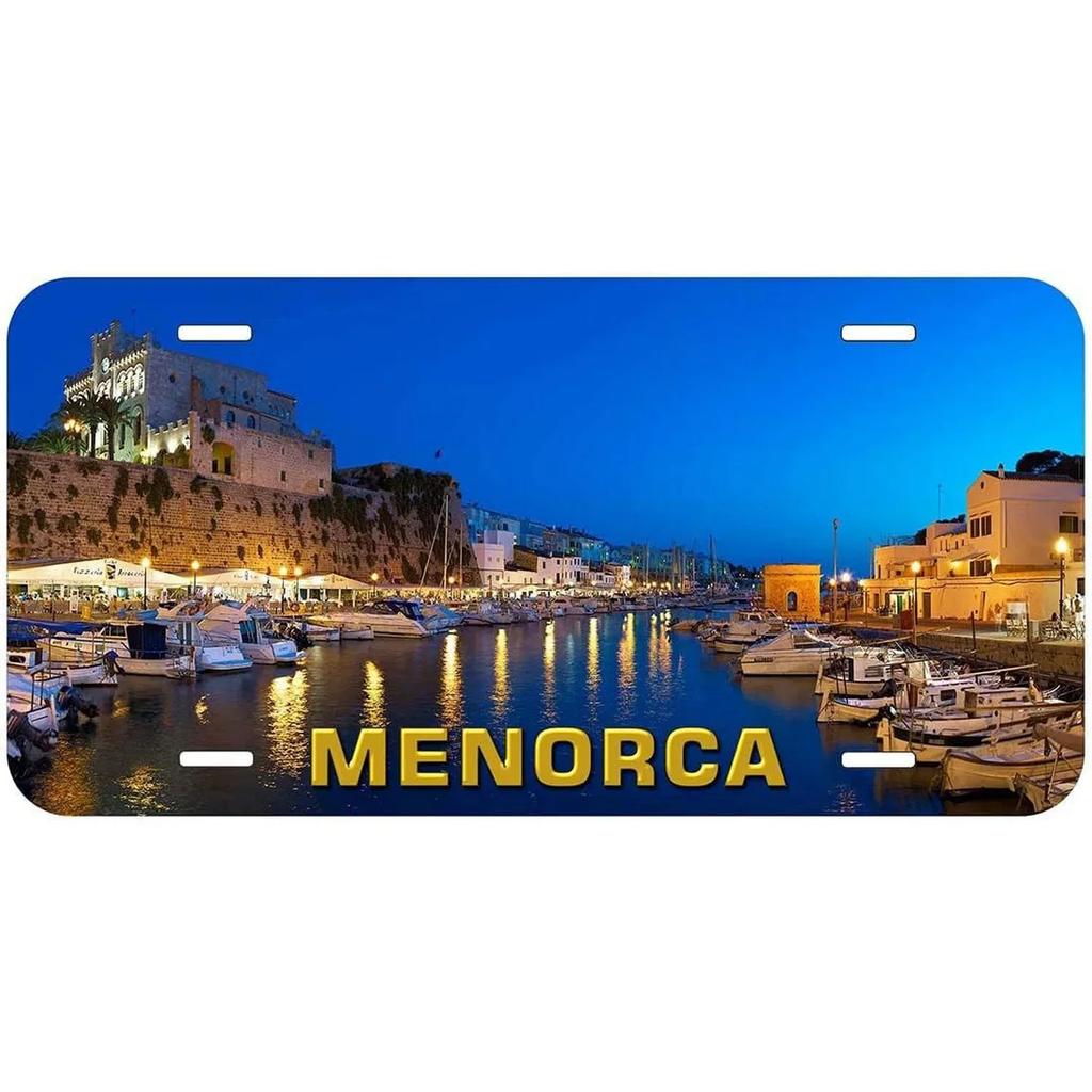 Mfoever Vintage Paris License Plate Munich Madrid Moscow City Front Vanity Tag Decoration for Garage Club Man Cave Bar Cafe