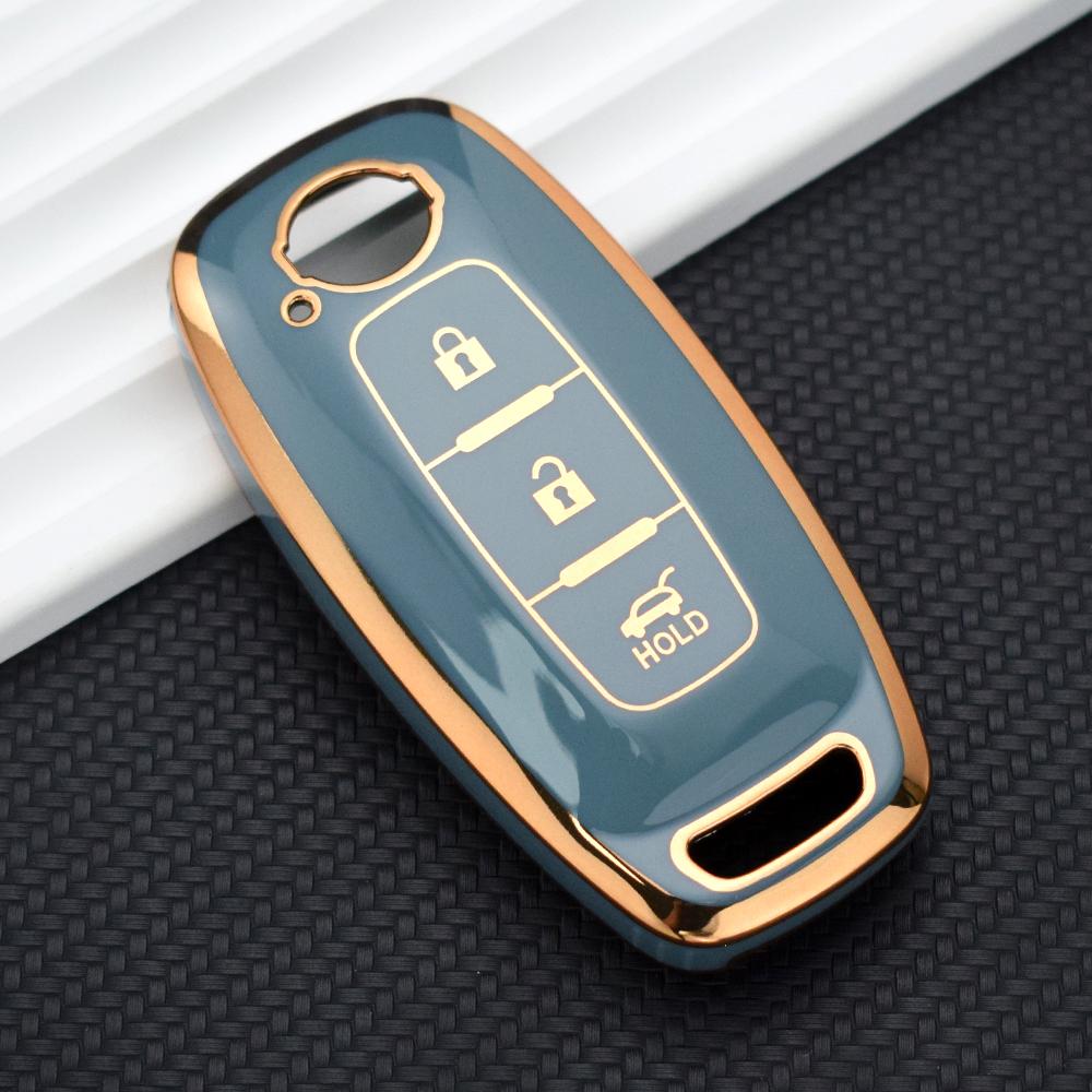 TPU Car Key Case Cover Holder Shell for Nissan Leaf Juke Micra Qashqai J11 X-Trail T32 Tiida Pathfinder Versa Note Patrol Fob