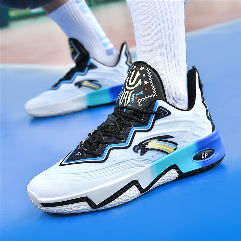 Fashion Basketball Sneaker Man Breathable Mesh Men's Basketball Shoes Anti-slip Wearable Basketball Sneakers for Men Baloncesto