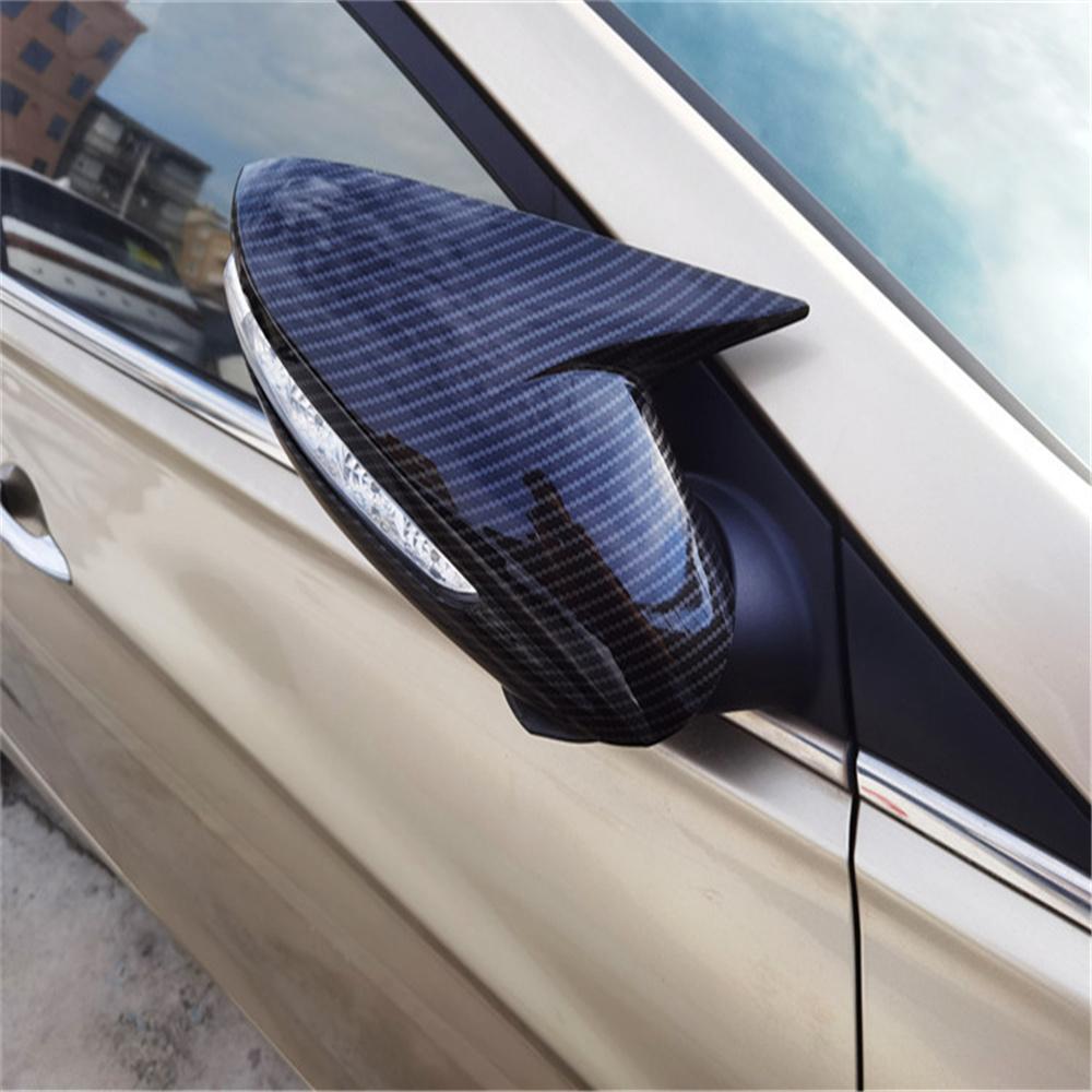Carbon Fiber Mirror Cover Pair For 8th Gen Hyundai Sonata 2011-2014
