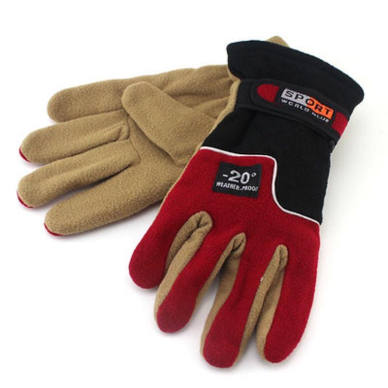 Winter Fleece Thermal Warm Bicycle Snow Ski Gloves Bike Cycling Riding Gloves for Women Men