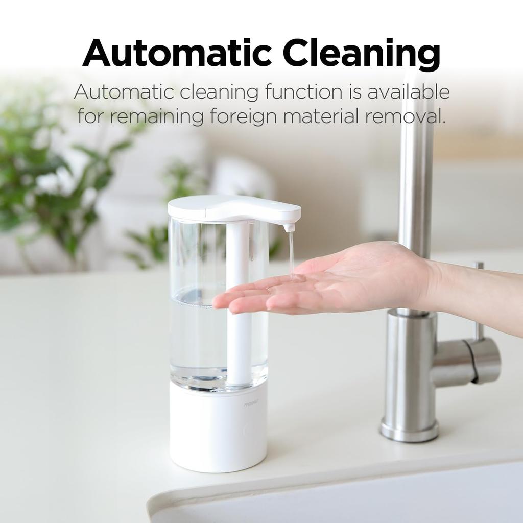 mooas Automatic Hand Soap Dispenser, Touchless Dish Soap Dispenser, Two Soap Levels, Waterproof Motion Sensor, Rechargeable Automatic Soap Dispenser,