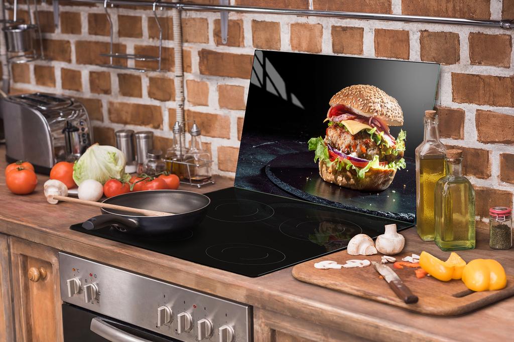 SZKLANA DESKA DO KROJENIA 52x30 HAMBURGER