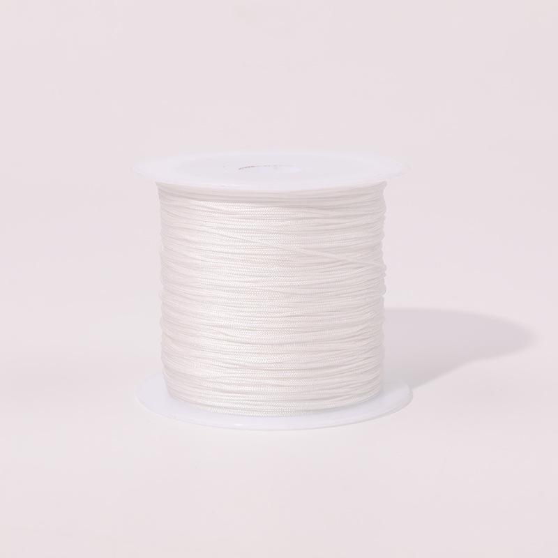 DIY Pearl Stringing Thread - 0.4mm, No. 71: Ideal for Handmade Bracelets, Necklaces, and Lanyards with Jade or Pearl.