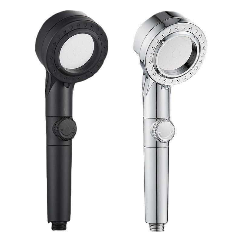 Supercharged Shower Head Nozzle Home Bathroom Water Heater Bath Pressure Rain Bath Shower Head Bath Heater Suit (as the picture,ABS Plastic)