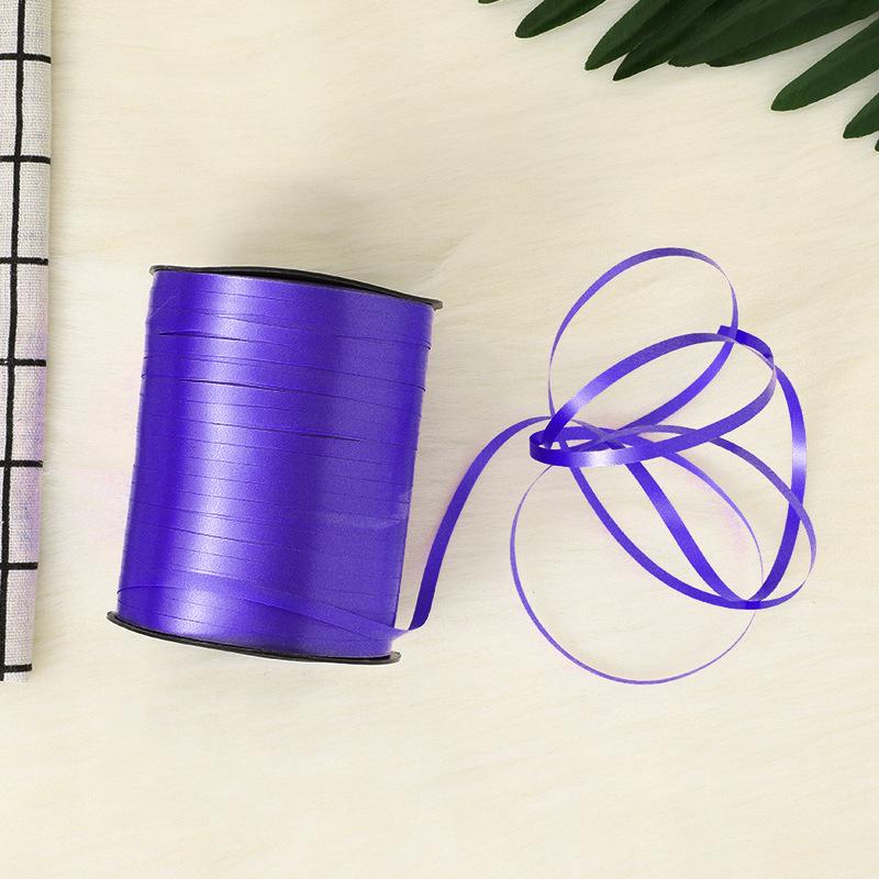 Solid Color Helium Balloon Ribbon - Red, Blue, Pink, Purple, Green, Yellow Multicolor Balloon String for Tying