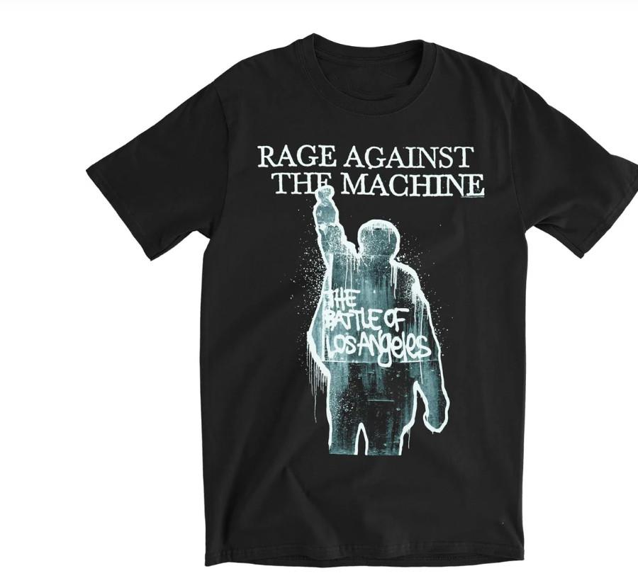Новая RAGE AGAINST THE MACHINE BOLA Черная Подарок Смешная футболка Унисекс Футболка XL