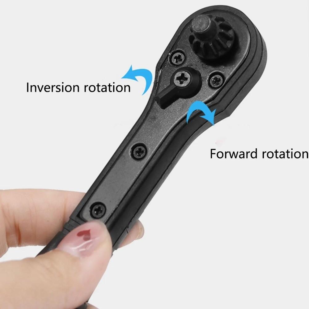 Double Head Drill Key Chuck Quick Disassembly Ratchet Spanner Ratchet   Drill Chuck  Hand Tool