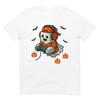 Halloween Geist Gamer Gruseliger Pixeliger Geist mit Controller T-Shirt