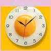 Digital Silent Quartz Wall Fried Egg Clock With Acrylic Frame For Kitchen Dining Room Decor