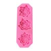 3-Kammer Silikonform Rose Blütenform DIY Schokolade Ton Basteln Form Kuchen Dekoration