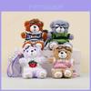 Plush Bear Keychain With Sweater For Gift And Collection