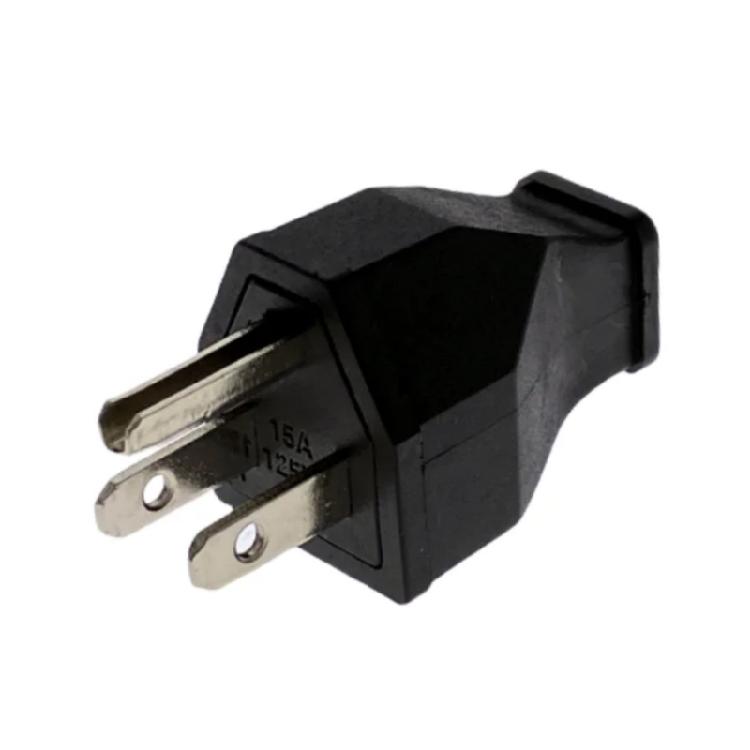 

User Friendly Straight Blade Plug 15A125V Detachable Plug Suitable for DIY Projects and Household Appliance Repairs