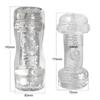 Male Masturbator Cup Soft Pussy Sex Toys Transparent Vagina Adult Endurance Exercise Adult Supplies Vacuum Pocket Cup for Men