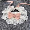 Pet Scarf: Dog Drool Bib with Bell and Bow Tie for Medium/Small Dogs and Cats
