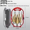 Titanium Plated HSS Step Drill Bit Set