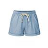  Tooxika Shorts Women Summer Pants Faux Denim Straight Pants Loose Large Size Pants Slim Thin Casual Women's Pants