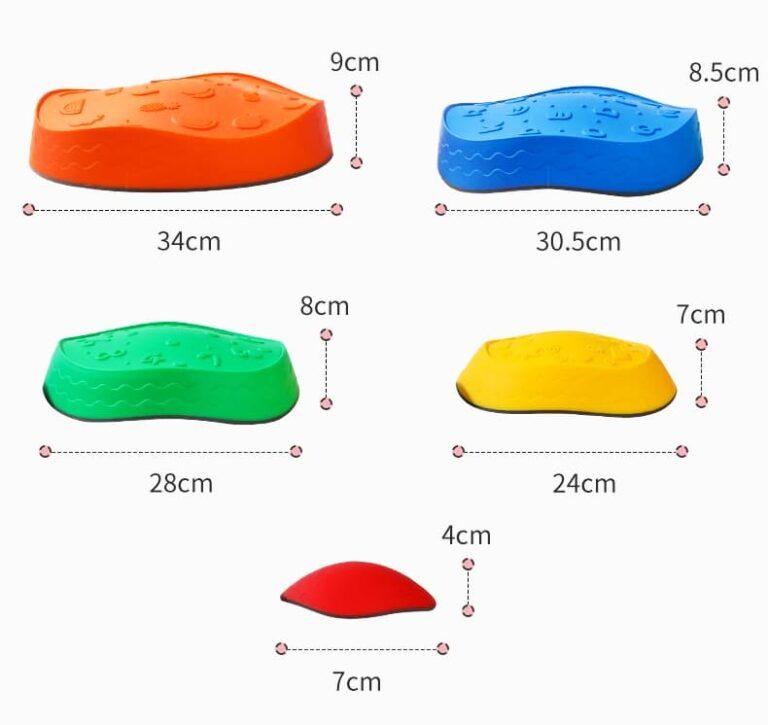 Sensory Path Wave River Stones 6 Pcs