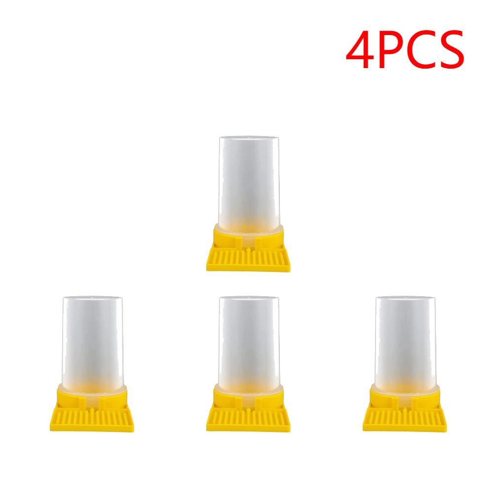 1-5Pcs Bee Feeder Drinking Water Waterer Honeycomb Bee Watering Feeder Safe Non-toxic Feeding Bee Drinker Tool Beekeeping Feeder