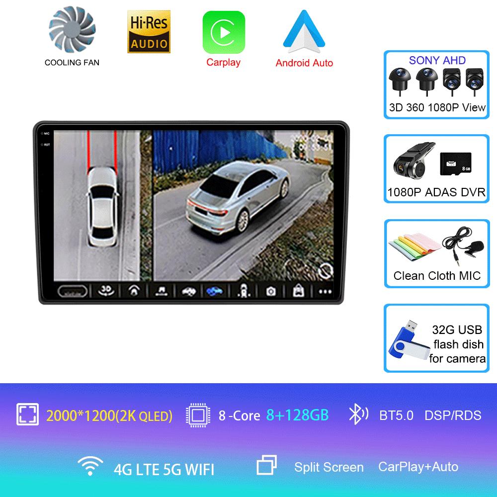 Car Radio Android14 For Volkswagen VW Golf 4 IV Jetta MK4 Classics Multimedia Player Stereo Carplay GPS Stereo 2din DVD