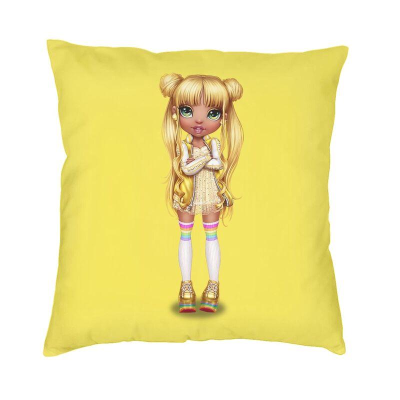 Luxury Rainbow High Slumber Party Dolls Sofa Cushion Cover Polyester Throw Pillow Case Home Decorative Pillowcase
