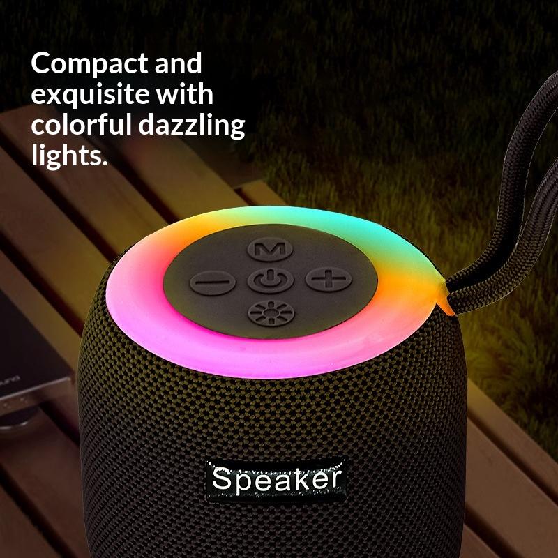 Mini Bluetooth Speaker with Lanyard Ultra Light Portable Mini Speaker for Backpacking Travel Home Daily Use