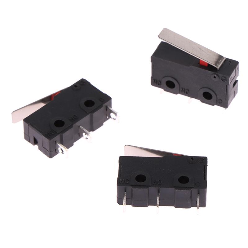 10Pcs Tact Switch KW11-3Z 5A 250V Microswitch 3PIN Limit Switch Buckle Roller Arc lever Snap Action Push Micro switches