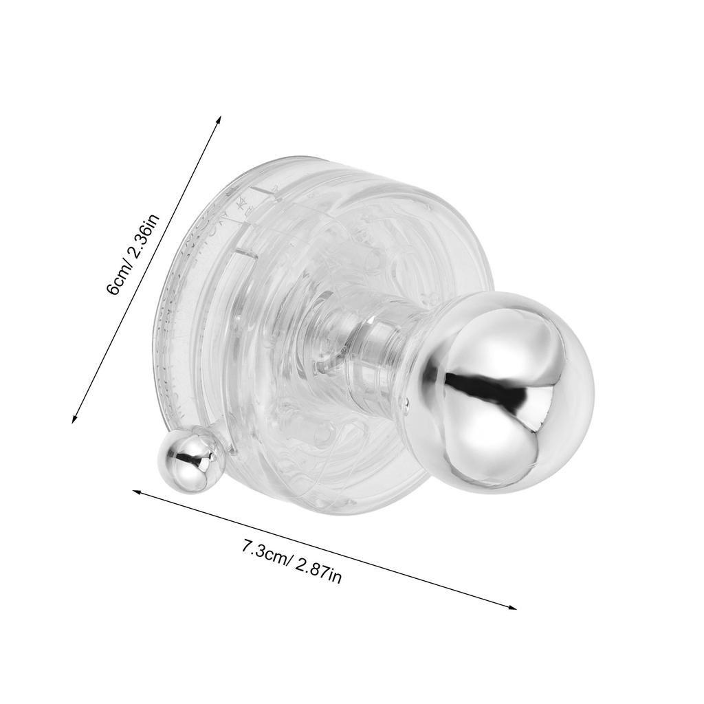 2Pcs Strong Suction Cup Handle for Glass Doors Sliding Shower Bathroom Refrigerator Cabinet Suction Glass Door Handle No Drill