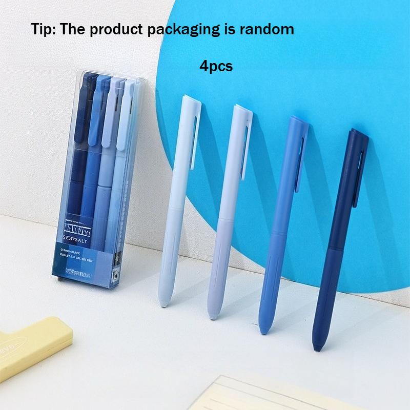 12pcs/4pcs Fruit Series Neutral Pen Fresh Set | Black Ink 0.5Mm Bullet Tip Smooth And Non-Bleeding | 12-Color Pen Bodies