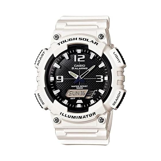 [Casio] CASIO Tough Solar Ana-Digi кварцевые часы AQ-S810 серии мужские Overseas модель (Глянцевый белый AQ-S810WC-7AV) [Параллельный импорт]