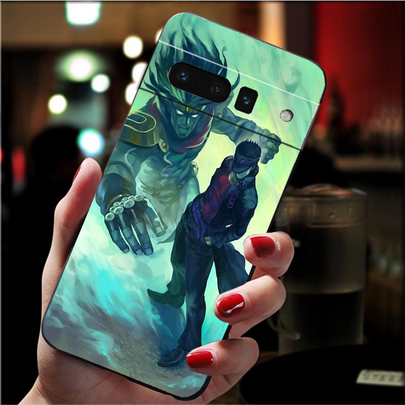 Phone Case for Google Pixel 7 Pro 7 6A 6 Pro 5A 4A 3A Pixel 4 XL Pixel 5 6 4 3 XL 3A XL 2 XL JoJo Bizarre Adventure Case Funda