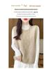 Women's Autumn Winter 100% Wool Knit Vest Sweater - Chic Sleeveless Layering Gilet