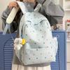 Schoolbag Small Fresh Schoolbag Female College Student Cute Polka Dot Junior High School Backpack Lightweight Large Capacity Class Backpack