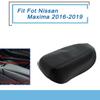For Nissan Maxima 2016- Center Console Lid Leather Armrest Pad Cover Black