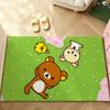 Cartoon R-Rilakkumas Carpet Bathroom Anti-slip Mat Door Mat Home Decoration Mat Entrance Door Mat Scratch-resistant Door Mat